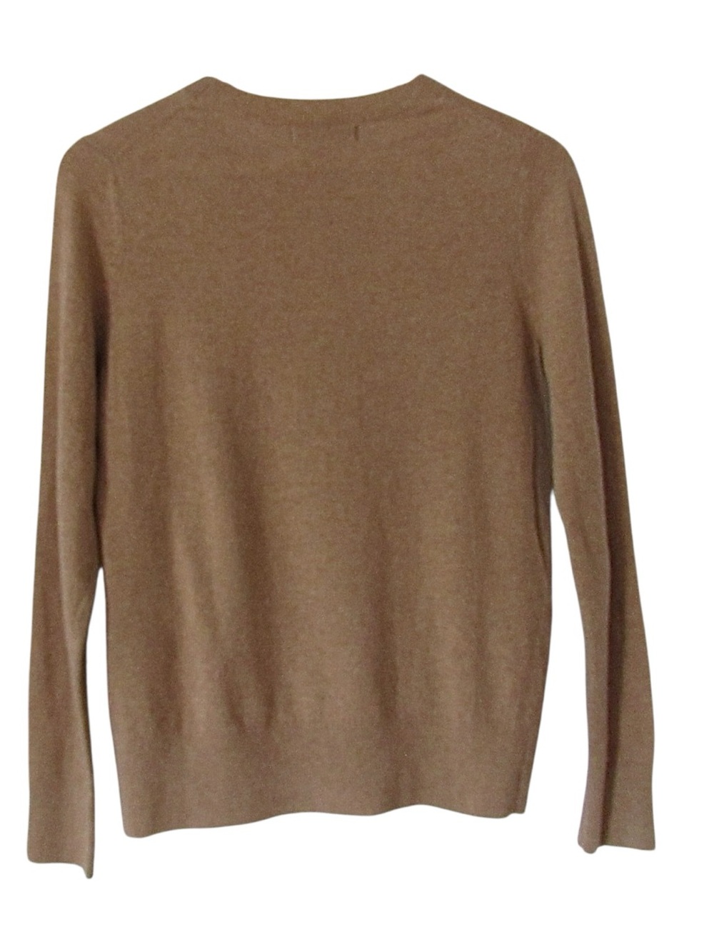 Banana Republic Zebra Sweater Small Tan Brown Italian Wool Blend Artsy Whimsical - Picture 2 of 8